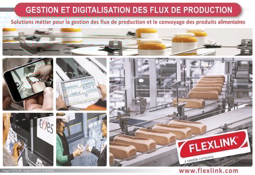 Nouveauté Flexlink : Outil de simulation 3D et de réalité virtuelle pour l’Usine du Futur en agroalimentaire